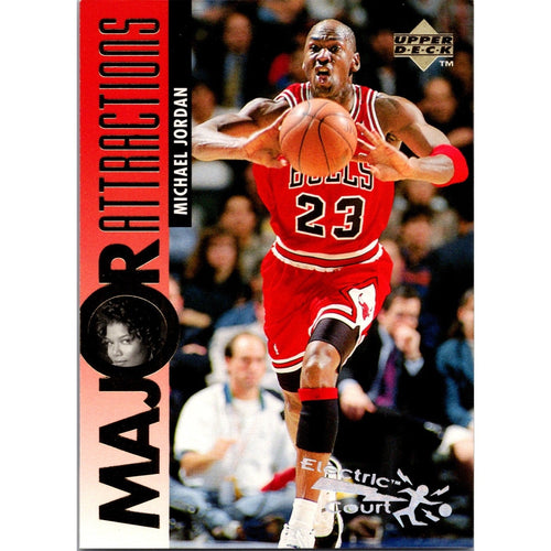 1995-96 Upper Deck Major Attractions Michael Jordan #341 Electric Court