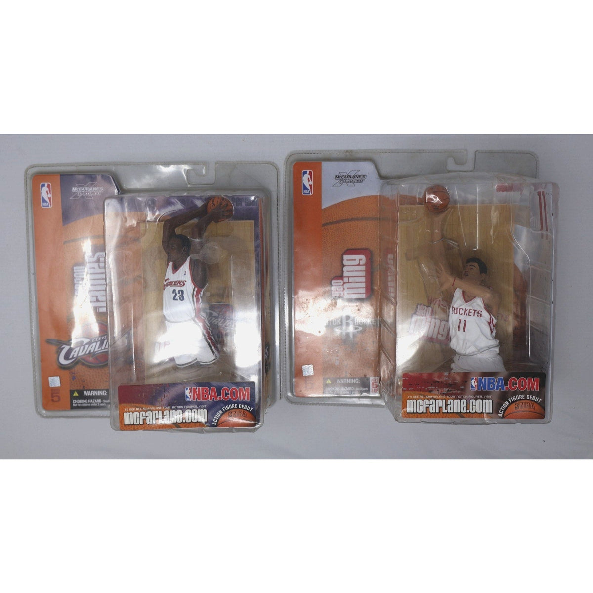 McFarlane Sports Picks Series 5 LeBron James & Yao Ming Figures Lot