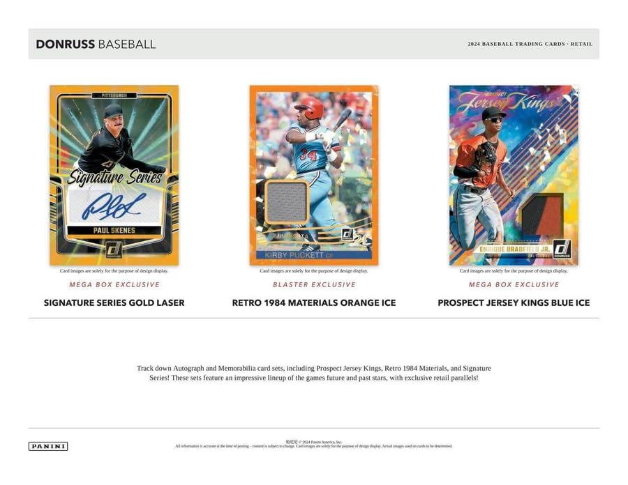 2024 Panini Donruss Baseball Mega Trading Card Box