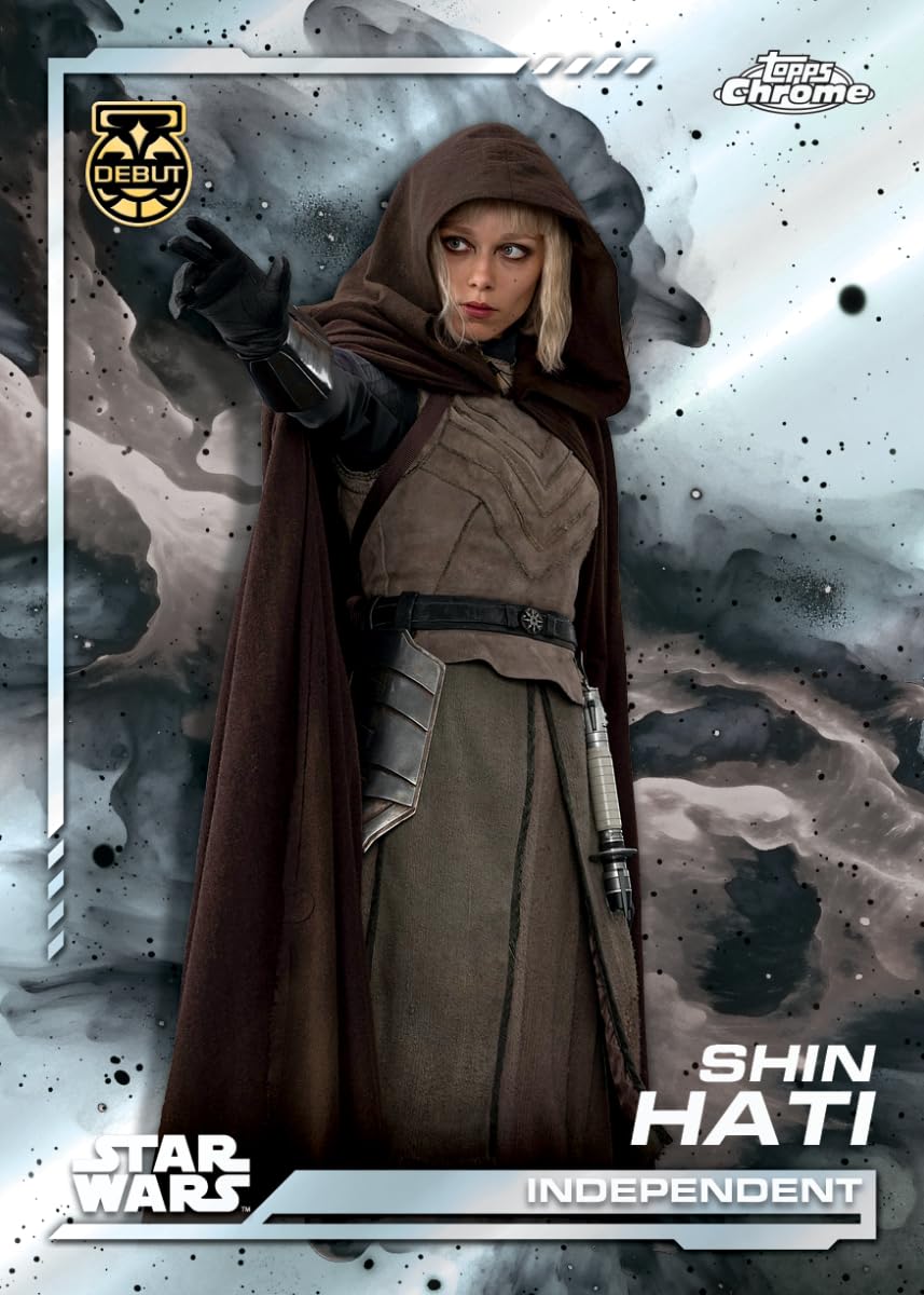 Star Wars 2024 Topps Chrome Hobby Trading Card Box Look for an Autograph Card