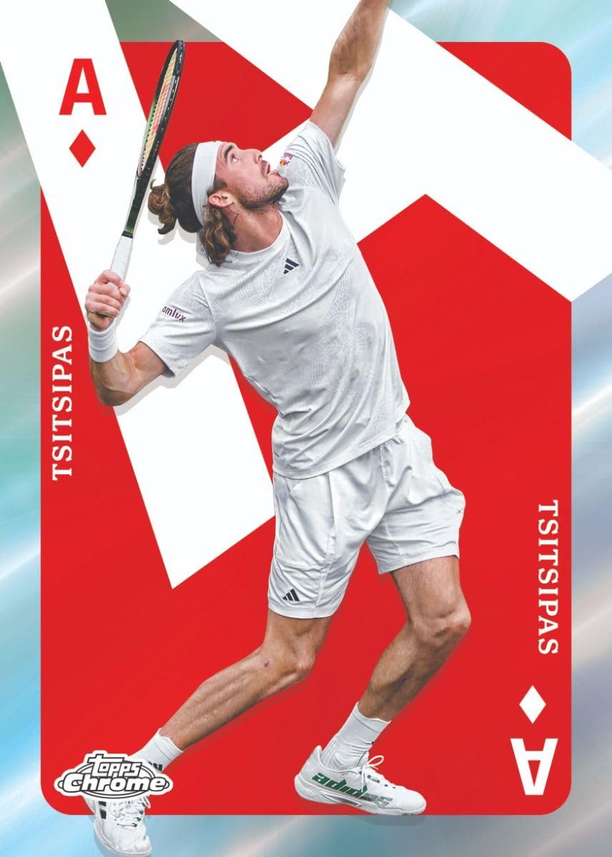 2024 Topps Chrome Tennis Hobby Trading Card Box (3 Chrome Autographs on Average)
