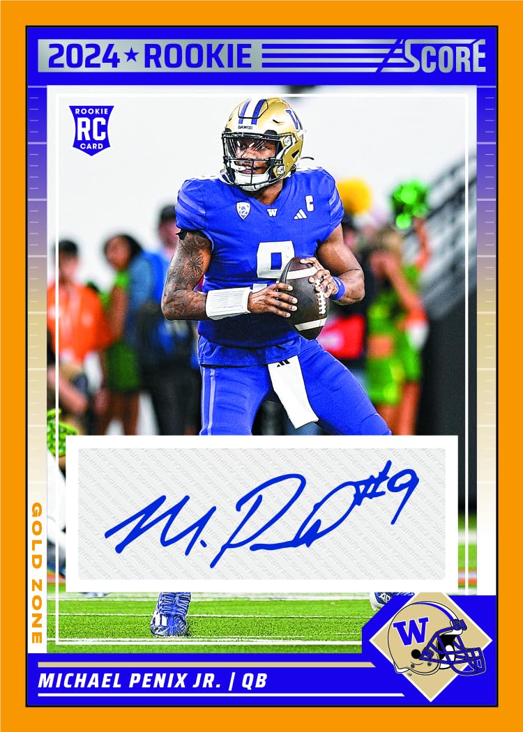 2024 Panini Score Football NFL Trading Card Hobby Box (4 Autographs on Average)
