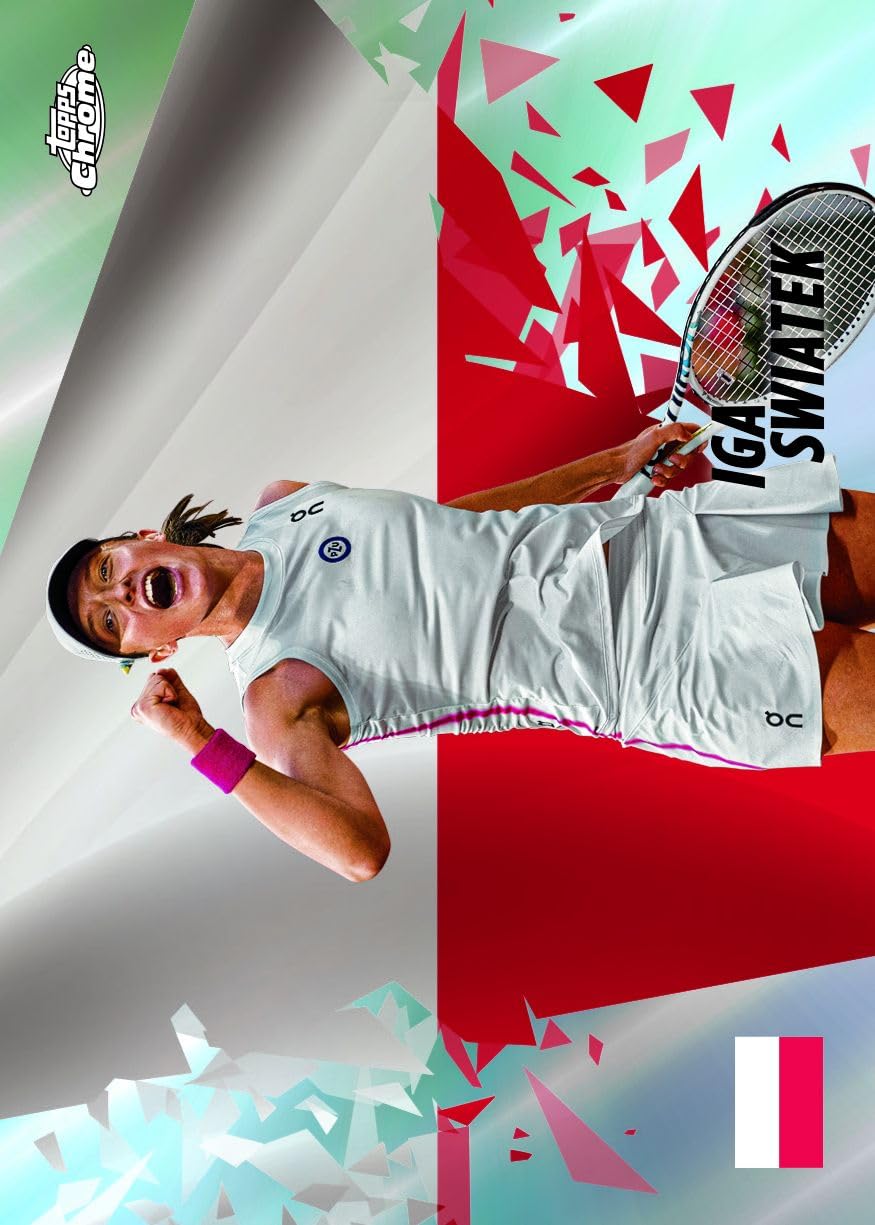 2024 Topps Chrome Tennis Hobby Trading Card Box (3 Chrome Autographs on Average)