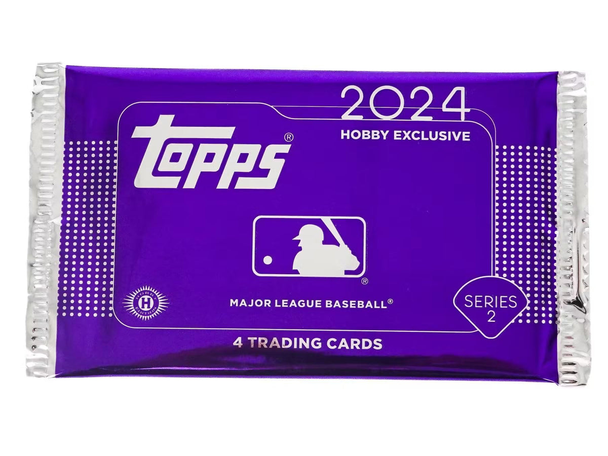 2024 Topps Series 2 MLB Baseball Hobby Trading Card One Autograph or Relic Card Per Box