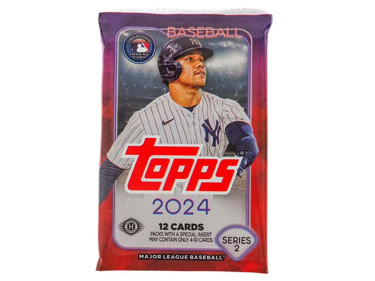 2024 Topps Series 2 MLB Baseball Hobby Trading Card One Autograph or Relic Card Per Box