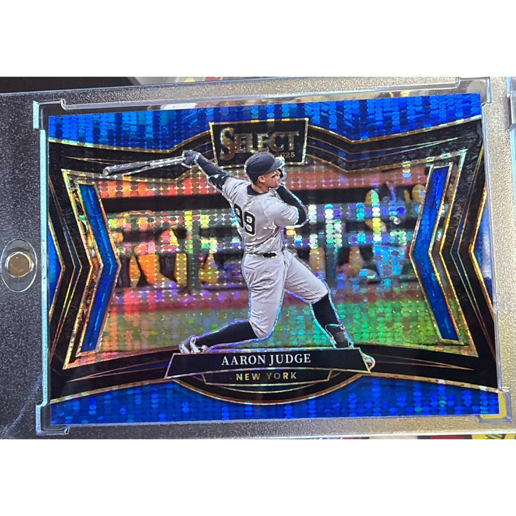 2025 Panini Select Aaron Judge Diamond Level Blue Pulsar /99 #267